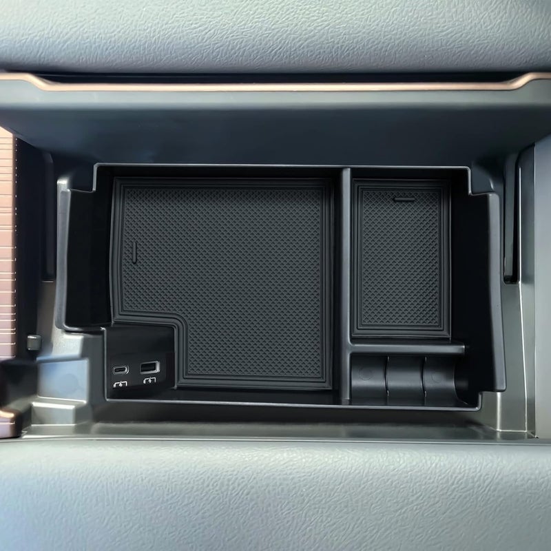 TOPINSTALL Console Organizer Compatible with 2021-2026 Toyota Sienna, Armrest Box Secondary Storage Center Console Tray Coin Container ABS Plastic - Image 3